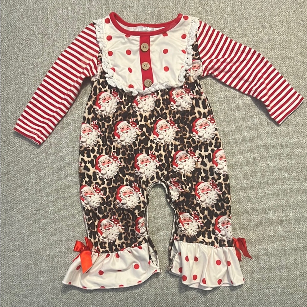 Christmas Santa Baby Romper